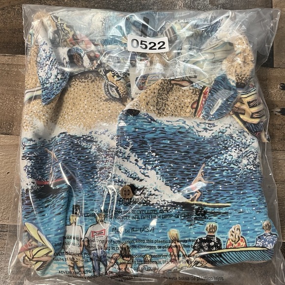 VTG Reyn Spooner Eddy Y Hawaiian Shirt L USA Surf Beach Party Rayon Aloha - Picture 7 of 7